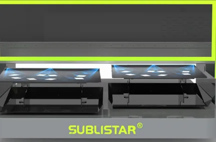 The Sublistar DTG&F printer 2-in-1 meets the full range of clothing printing requirements